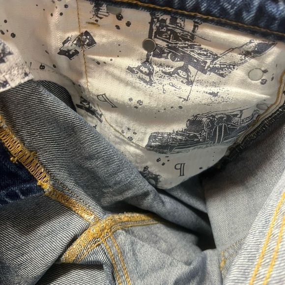 Pilcro and the Letterpress Fringed Capri Jeans Size 27 - Picture 7 of 11